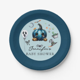 Halloween Baby Shower Papieren Bordje