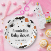 Halloween Baby shower Papieren Bordje (Feest)