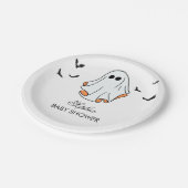Halloween Baby shower Papieren Bordje (Gekanteld)