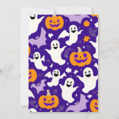 Halloween baby shower peek een boo schattig baby s kaart (Achterkant)