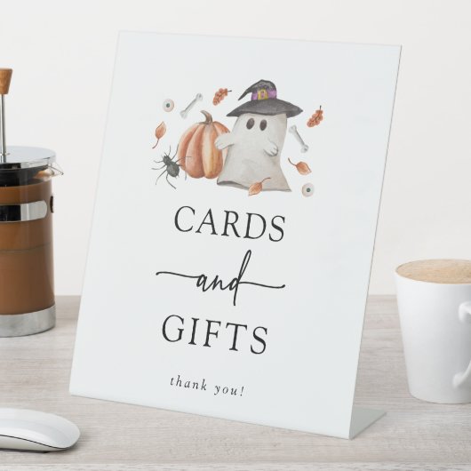 Halloween Baby shower Reclamebord Met Voetstuk (Insitu)