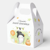 Halloween Baby shower Schattige Little Boo Medium Bedankdoosjes (Voorkant)