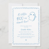 Halloween Baby shower Schattigee spookuitnodiging Kaart (Voorkant)