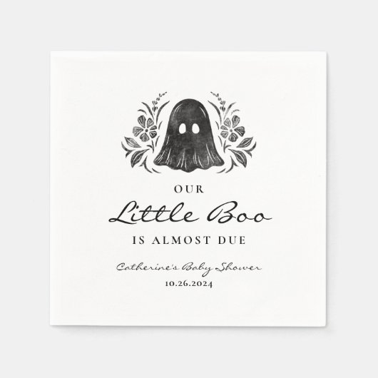 Halloween Baby shower servetten (Voorkant)