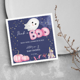 Halloween baby shower servies schattig peek a boo servet