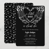 Halloween Baby shower Skelet handen Kaart (Voorkant / Achterkant)