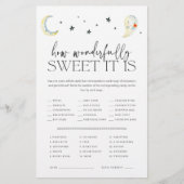 Halloween Baby Shower Snoep Gokspelblad Flyer (Voorkant)