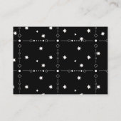 Halloween baby shower spel luier verzoek informatiekaartje (Achterkant)