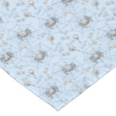 Halloween Baby shower Spinnen en Webs Blue Tafelkleed (Gekanteld)