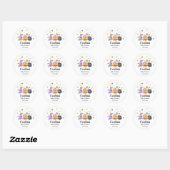 Halloween Baby Shower Sticker (Vel)