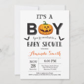 Halloween Baby Shower - uitnodiging (Voorkant)