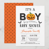 Halloween Baby Shower - uitnodiging (Voorkant / Achterkant)