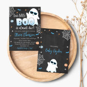Halloween Baby shower Uitnodiging Leuke Ghost Boy