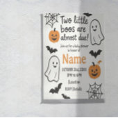 Halloween Baby shower uitnodiging | tweeling | bew