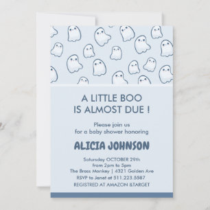 Halloween baby shower uitnodigingen leuk