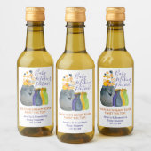 Halloween Baby shower voor Baby Making Potion Wijn Etiket (Flessen)