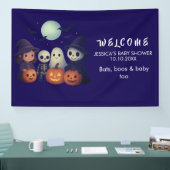 Halloween Baby Shower Welkom Banner (Beurs)