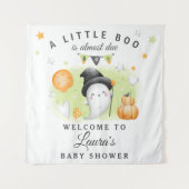 Halloween Baby Shower Welkom Bord Tapijt Wandkleed (Voorkant)