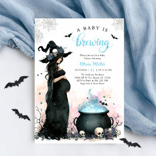 Halloween Baby shower Witch Invitation Kaart