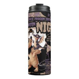 HALLOWEEN BABY WEERWOLF EN DRAGON Thermal Tumbler Thermosbeker
