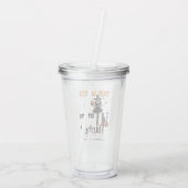 Halloween Bachelorette Deze Heks Gaat Trouwen Acryl Drinkbeker (Achterkant)