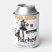 Halloween Bachelorette Deze Heks Gaat Trouwen Blikjeskoeler (Blikje Voorkant)