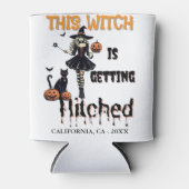 Halloween Bachelorette Deze Heks Gaat Trouwen Blikjeskoeler (Voorkant)