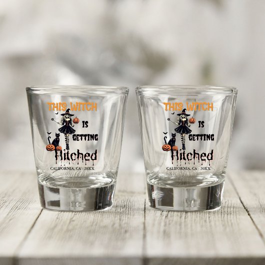 Halloween Bachelorette Deze Heks Wordt Hitch Shot Glas