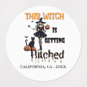 Halloween Bachelorette laten we gaan ghoul Labels (Design 2)