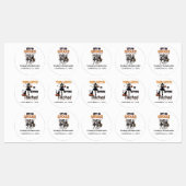 Halloween Bachelorette laten we gaan ghoul Labels (Vel)