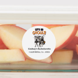 Halloween Bachelorette laten we gaan ghoul Labels