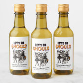 Halloween Bachelorette laten we gaan ghoul Wijn Etiket (Flessen)