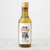 Halloween Bachelorette laten we gaan ghoul Wijn Etiket (Voorkant)