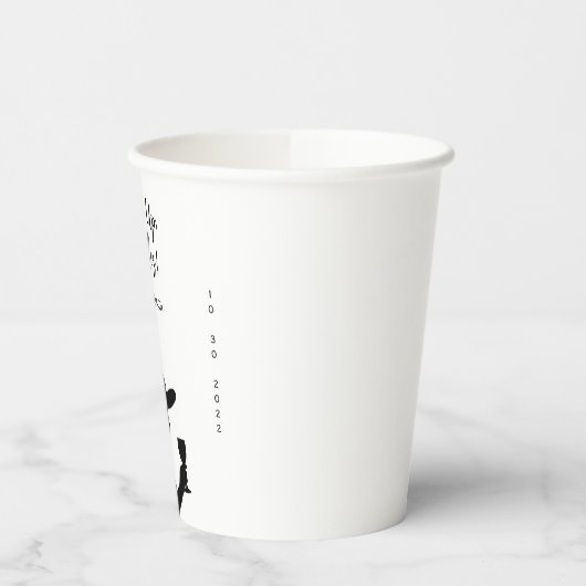 Halloween Bachelorette Party Drink getuigen op Papieren Bekers (Links)