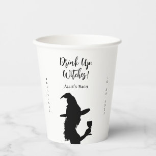Halloween Bachelorette Party Drink heksen op Papieren Bekers