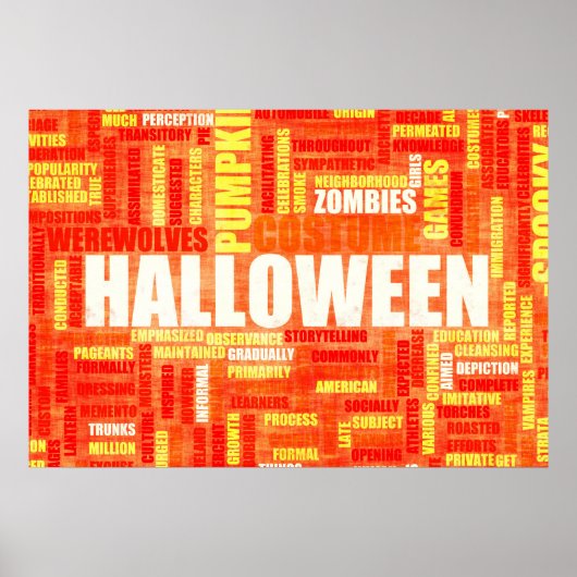 Halloween Background as a Marketing Advertisation Poster (Voorkant)