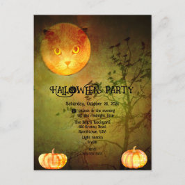 HALLOWEEN BACKYARD PARTY AANKONDIGINGSKAART