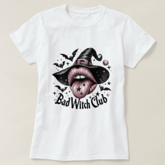 Halloween Bad Witch Club Schattig T-shirt