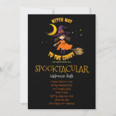 Halloween Bad Witch Pumpkin Vibes Kaart (Voorkant)