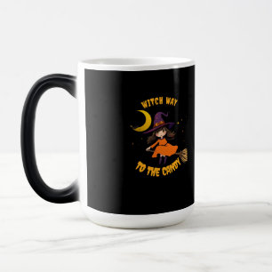 Halloween Bad Witch Pumpkin Vibes Magische Mok