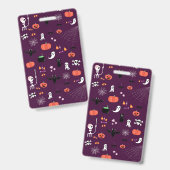 Halloween Badge (Voor- en achterkant)