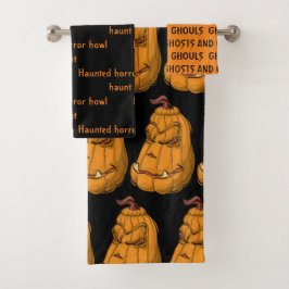 Halloween badhanddoekenset bad handdoek