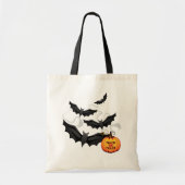 Halloween Bag-Bats Canvas tas (Voorkant)