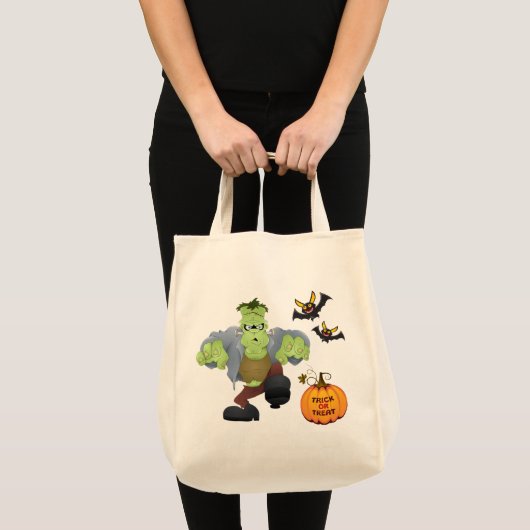 Halloween Bag-Frankenstein Tote Bag (Voorkant (product))