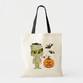 Halloween Bag-Mummy Boy Canvas tas (Voorkant)