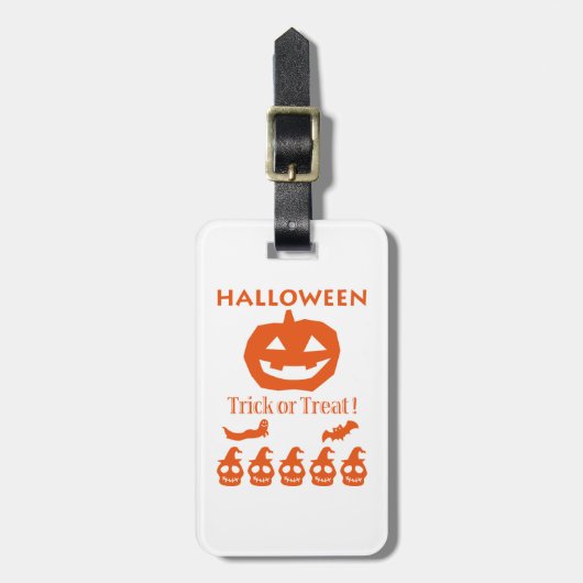 Halloween Bagagelabel (Voorkant verticaal)