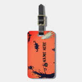 Halloween, Bagagelabel Aangepaste naam (Voorkant verticaal)