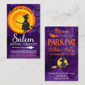 Halloween Baggy Tussenvoegsel personaliseert Tekst Visitekaartje (Voorkant / Achterkant)