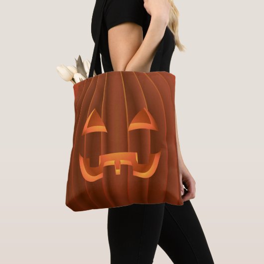 Halloween Bags Jack-o-Lantern Canvas tassen (Dichtbij)