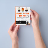 Halloween Bake Sale Flyer (Hand)